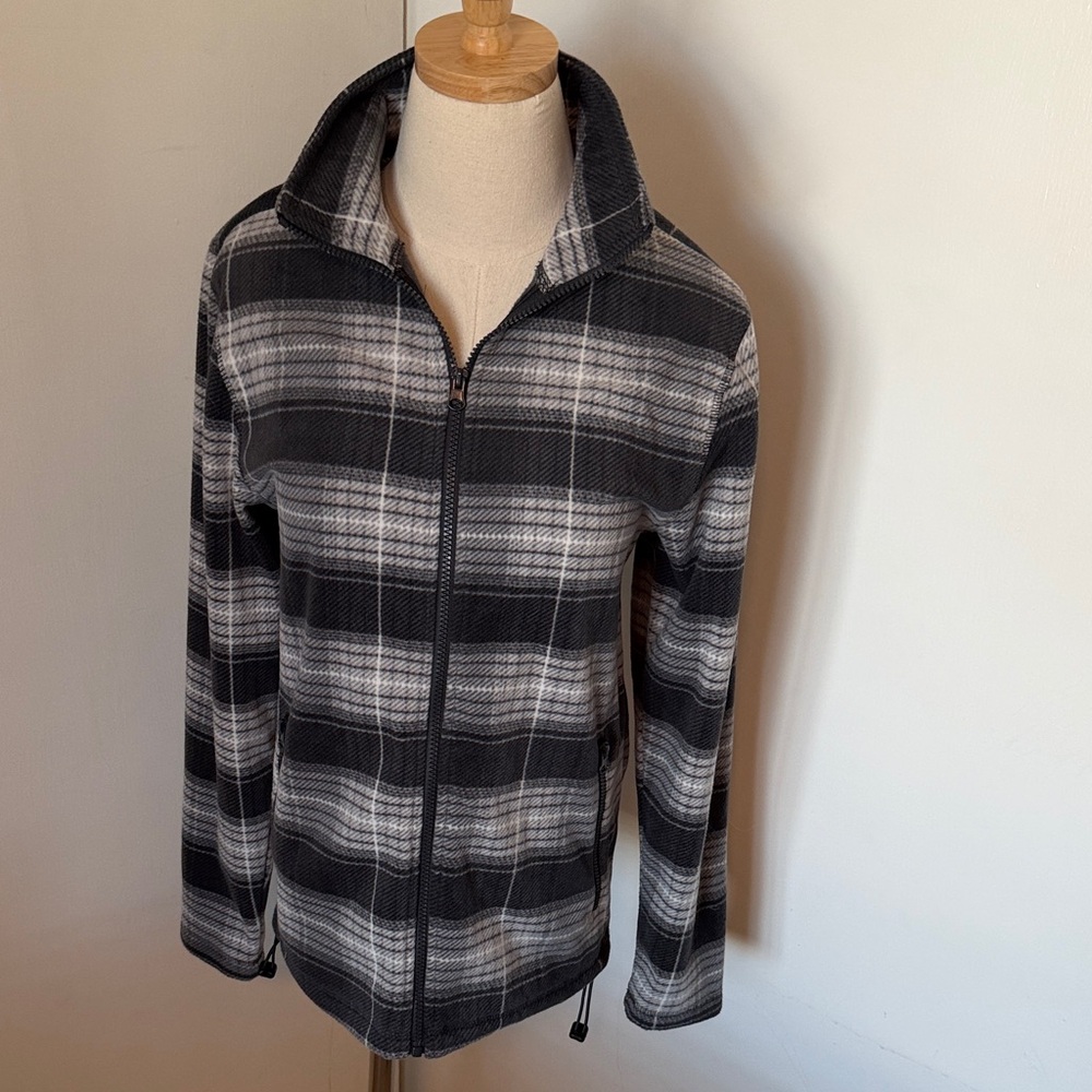 Original Use Black and Gray Checkered Jacket